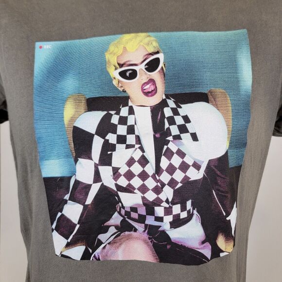Cardi B Top Adult Extra Small Grey Invasion Of Privacy 2018 Short Sleeve Tee - Picture 3 of 5